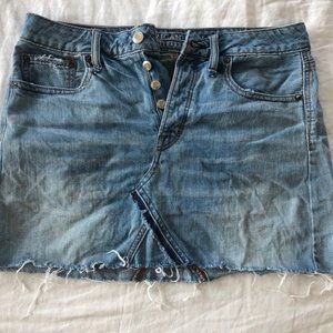 Jean mini skirt